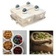 thumbnail image 4 of Platos para servir divididos Bandeja para servir frutos secos y dulces Plato para servir de almacenamiento para habitación 4 compartimentos, 4 of 8