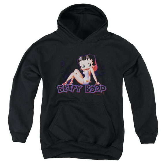 Betty Boop - Glowing - Youth Hooded Sweatshirt - Small
