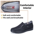 thumbnail image 2 of Men's Casual Loafer Breathe Business Slip On Non-Slip Soft Sole Shoe Comfort Lightweight Driving Travel Walking Flat Black 12 US, 2 of 7