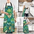 thumbnail image 2 of Dreamtimes Kitchen Apron for Women Men Chef, Mardi Gras Waterproof Bib Aprons with Pockets and Adjustable Neck for Baking Cooking Gardening, 2 of 7