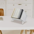 thumbnail image 6 of Desktop Bookshelf Bookshelves Book Holder Portable Display Stand Stable Tabletop Storage Rack Bookcase Book Storage for Book Library Bedroom white, 6 of 9