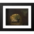 thumbnail image 2 of Benjamin Wilson 24x19 Black Modern Framed Museum Art Print Titled - David Garrick and George Anne Bellamy in ‘Romeo and Juliet’, Act V, Scene III (1753), 2 of 5