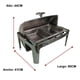 thumbnail image 2 of Chafer Hotelera Buffet Acero inoxidable 2 compartimentos SHORBULL Shorbull CHAFER HOTELERA, 2 of 4
