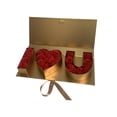 thumbnail image 2 of E Affectionate Valentine Box Empty Creative Letter Shaped Fillable Gift Box For Treats Cards Large Thick Cardboard Decorative, 2 of 3