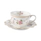 thumbnail image 2 of Juego de tazas y platillos para café, multiusos, con diseño único de flores, para beber té Platillo en forma de onda, 2 of 9