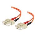 thumbnail image 6 of C2G 1m SC-SC 50/125 Duplex Multimode OM2 Fiber Cable - Orange - 3ft - patch cable - 3.3 ft - orange, 6 of 6