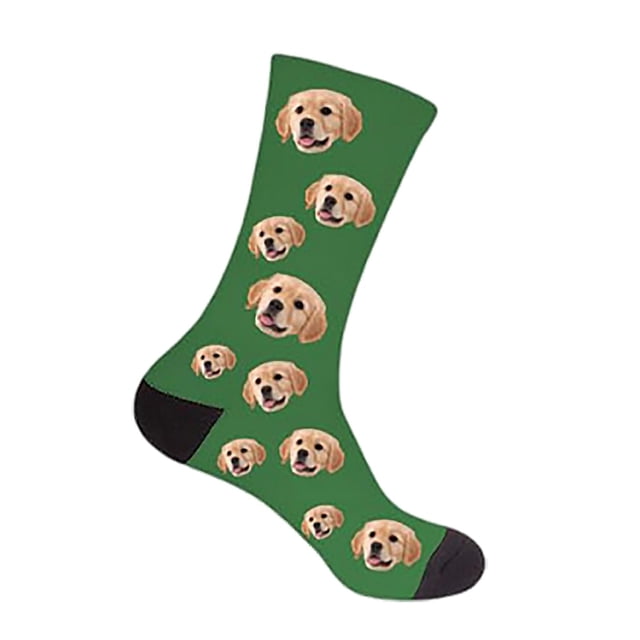 DIY Custom Socks with Picture, Funny Print Photo Socks Customized Novelty Sock for Personalization, Unique Gift Idea for Men and Women, Soft Crew Socks