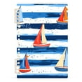 thumbnail image 7 of FORMRS 1-Subject Spiral Notebook 8" x 5" College Ruled 60 Refillable Sheet, Blue Sailboats, 7 of 7