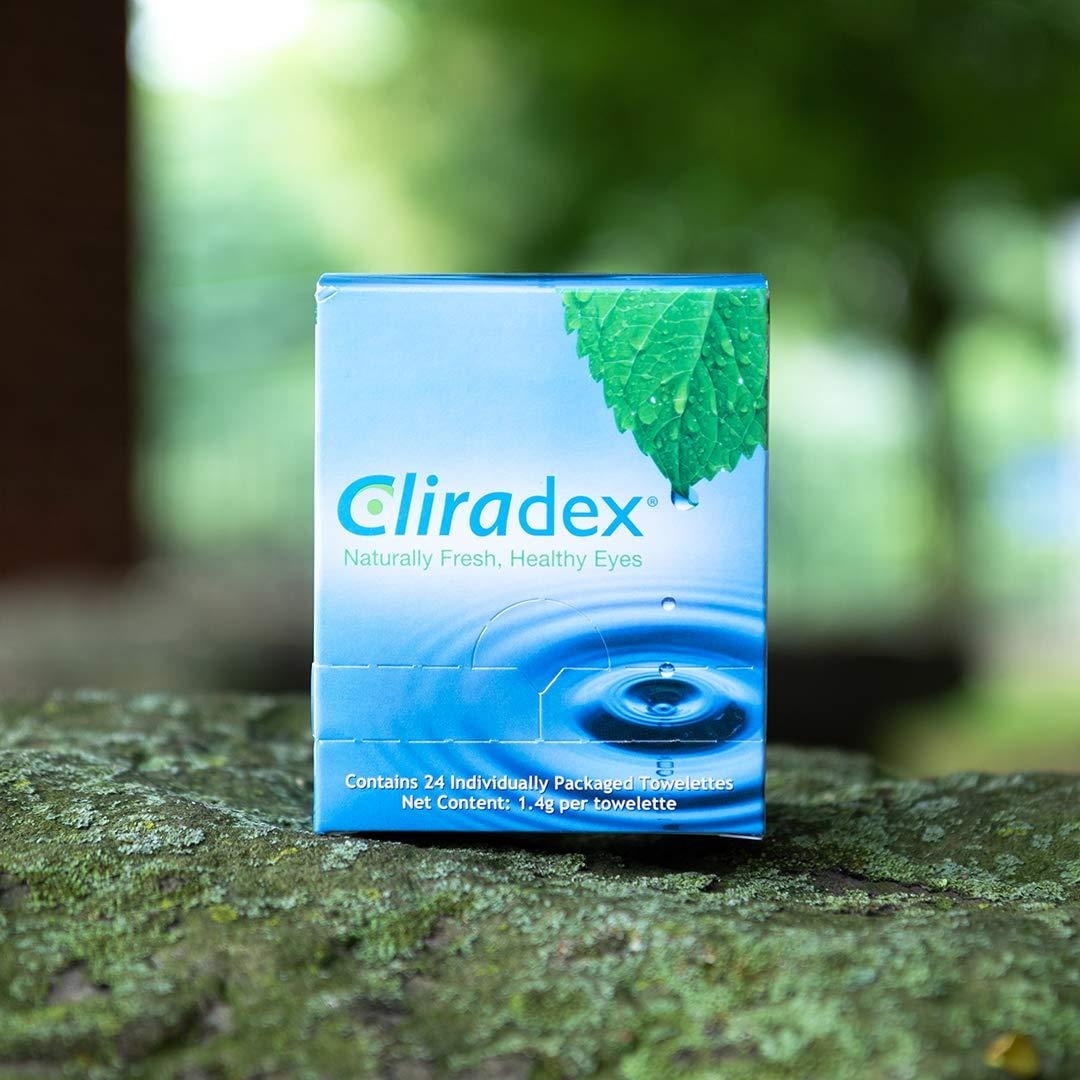 Cliradex Naturally Fresh Healthy Eyes Towelettes, 24 Count