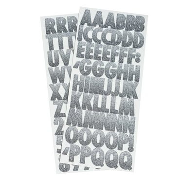 12 Pack: Glitter Script Alphabet Stickers by Recollections™ - Walmart.com