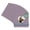 Grape Purple, variant on Pansy Purple Picture Frame Mat for 4x4 Inch Frames - Heart Opening for 2x2 Photos - 1 Mat