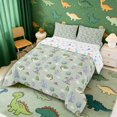 thumbnail image 2 of Manfei Cartoon Dragon Wildlife King Size Comforter Sets,Fantasy Tree Cloud Comforters King Size,Green Gray,Colorful Stars Reversible,3pcs,1 Comforter and 2 Pillowcases, 2 of 7