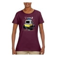 thumbnail image 2 of Ford Model T 1900 Vintage | Womens Cars and Trucks Graphic T-Shirt, Maroon, 2XL, 2 of 3