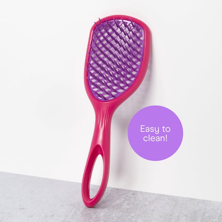 All Brush Vented Paddle Hair Brush, Pink photo 7