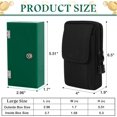 thumbnail image 2 of Extra Large Acrylic Box Winners Bank with Keys Slot Storage Waist Bag Portable Casino Cash Money Lock Box for Gamblers, 2 of 7