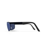 PRX Clawz Men’s Fashion Sunglasses in Matte Brown, Square, Metal, 62-16-130, with Case