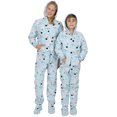 thumbnail image 4 of Family Matching - Footed Pajamas - Frosty Winter Infant Hoodie Fleece One Piece - Infant - XLarge (Fits 12-18mos.), 4 of 12