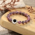 thumbnail image 4 of Natural Stone Mom Bracelet, Gifts for Mom on Birthday Valentines Day Easter Christmas Mothers Day from Daughter Son, 4 of 7