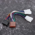 thumbnail image 3 of Suuonee ISO Wiring Harness, Car Audio Line Plug Connector Connection Line Interior ISO Wiring Harness Fit for Toyota, 3 of 5
