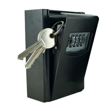 Password Key Safe Box Outdoor Key Lock Box 4 Digit Combination Key Code Large Storage Wall Mounted Safety Password Boxs Easy Installation