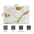 thumbnail image 5 of White Gold Marble Pattern Door Rugs,Washable Non Slip Door Mats Indoor,Decorative Door Mats,Entry Mat Indoor for Entrance,Bedroom,Kitchen,Bathroom,16"x24", 5 of 6