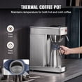 thumbnail image 3 of 12 Cup Commercial Drip Coffee Maker with Thermal Carafe for Restaurant Office Use, 3 of 6