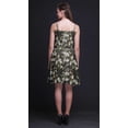 thumbnail image 4 of Bimba Robe Cocktail au-Dessus du Genou Smockée pour Femmes Robe d'Été Fluide-TG, 4 of 5