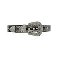 thumbnail image 6 of White Rhinestone Studded Western Belt For Women Size Large, 6 of 10