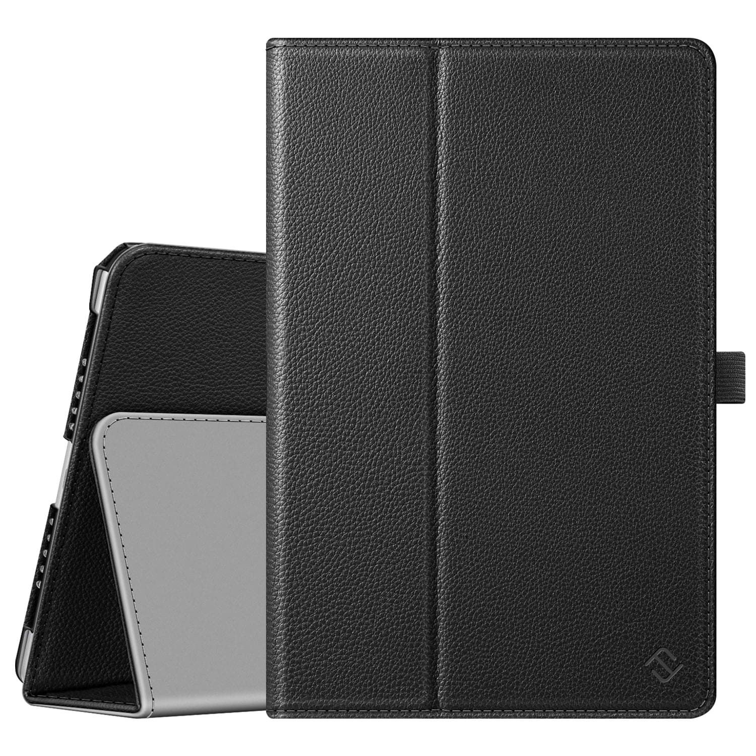Wallet and Flip Stand With Built-in Magnet For Sleep G4GADGET® New Premium Folio Black Mixed Leather Case iPad 3 & iPad 2 Wake Feature for Apple iPad 4 Cover