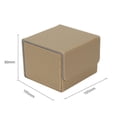 thumbnail image 4 of Caja para baraja de cartas coleccionables, organizador de cartas de juego, juguete coleccionable Cuadros Marrón, 4 of 9