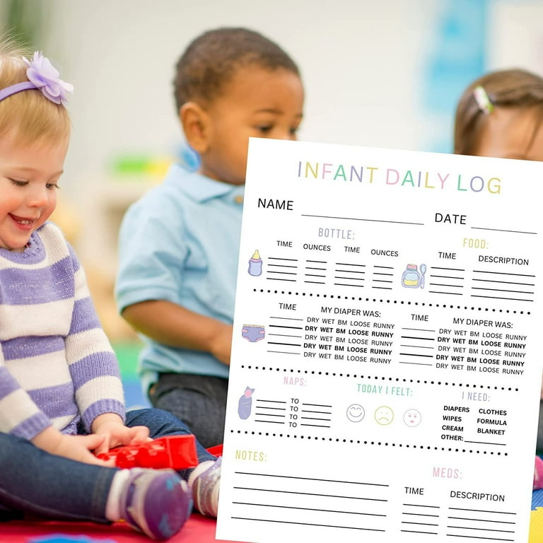 infant-daily-log-sheets-for-daycare-mothers-day-out-100-pk-report-sheets-single-prints-individual-daily-tracker-infant-log-book-send-home-form-for-parents-walmart-com for Free Printable Daycare Infant Daily Sheets Infant Daily Log Sheets for Daycare Mothers Day Out 100 pk Report Sheets Single Prints Individual Daily Tracker Infant Log Book Send Home Form for Parents - Walmart.com for Free Printable Daycare Infant Daily Sheets