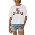 thumbnail image 2 of Women's Gameday Couture White Eastern Kentucky Colonels Claim To Fame Boxy Cropped T-Shirt, 2 of 5