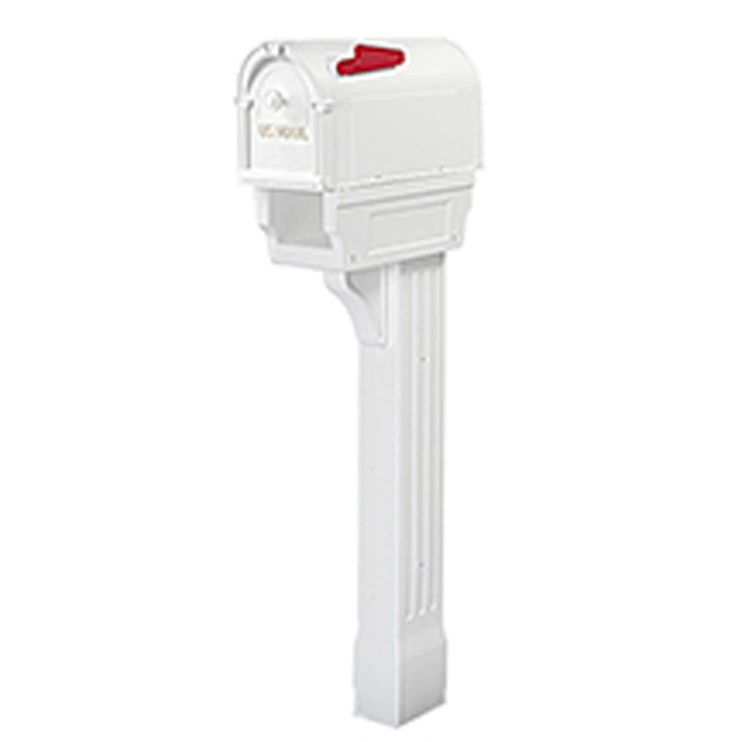 Postal Pro Mailbox and Post Kit, Plastic
