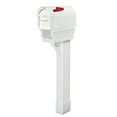 Postal Pro Hampton Plastic Mailbox and Post Kit White