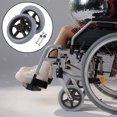 thumbnail image 1 of GAXIRE 4 Pcs Roulettes avant de Fauteuil Roulant Robustes Installation Facile Stable Remplacement Polyvalent, 1 of 8