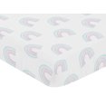 thumbnail image 6 of Pastel Rainbow 4 Piece Microfiber Crib Bedding Set by Sweet Jojo Designs, 6 of 6