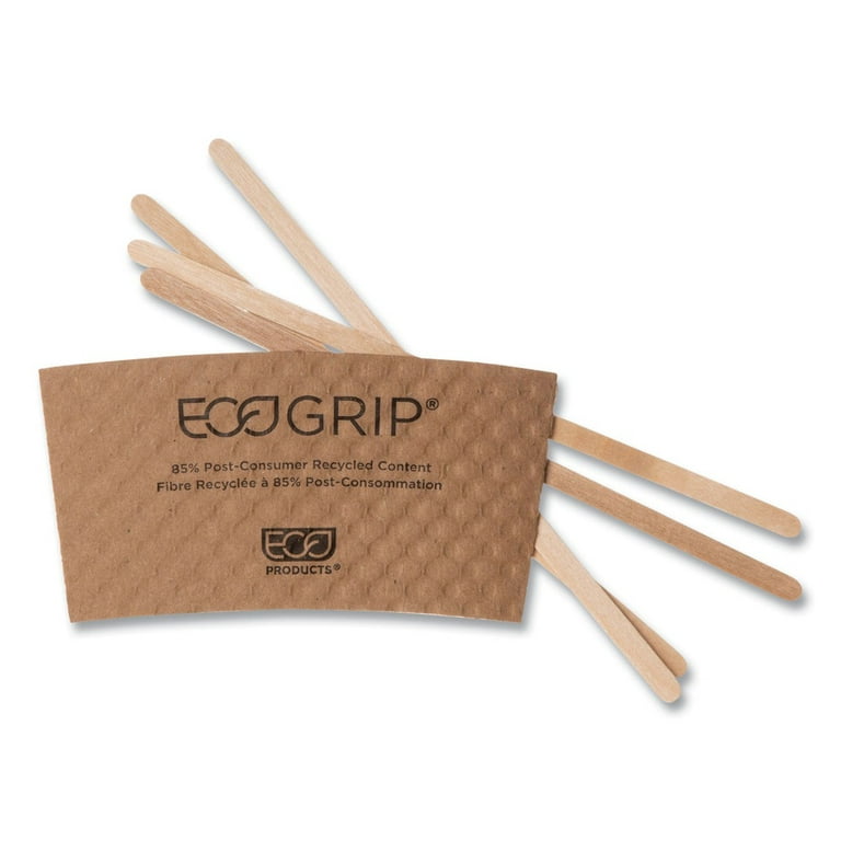Eco-Products, ECONTSTC10CCT, 7 Wooden Stir Sticks, 10000 / Carton,  Woodgrain 