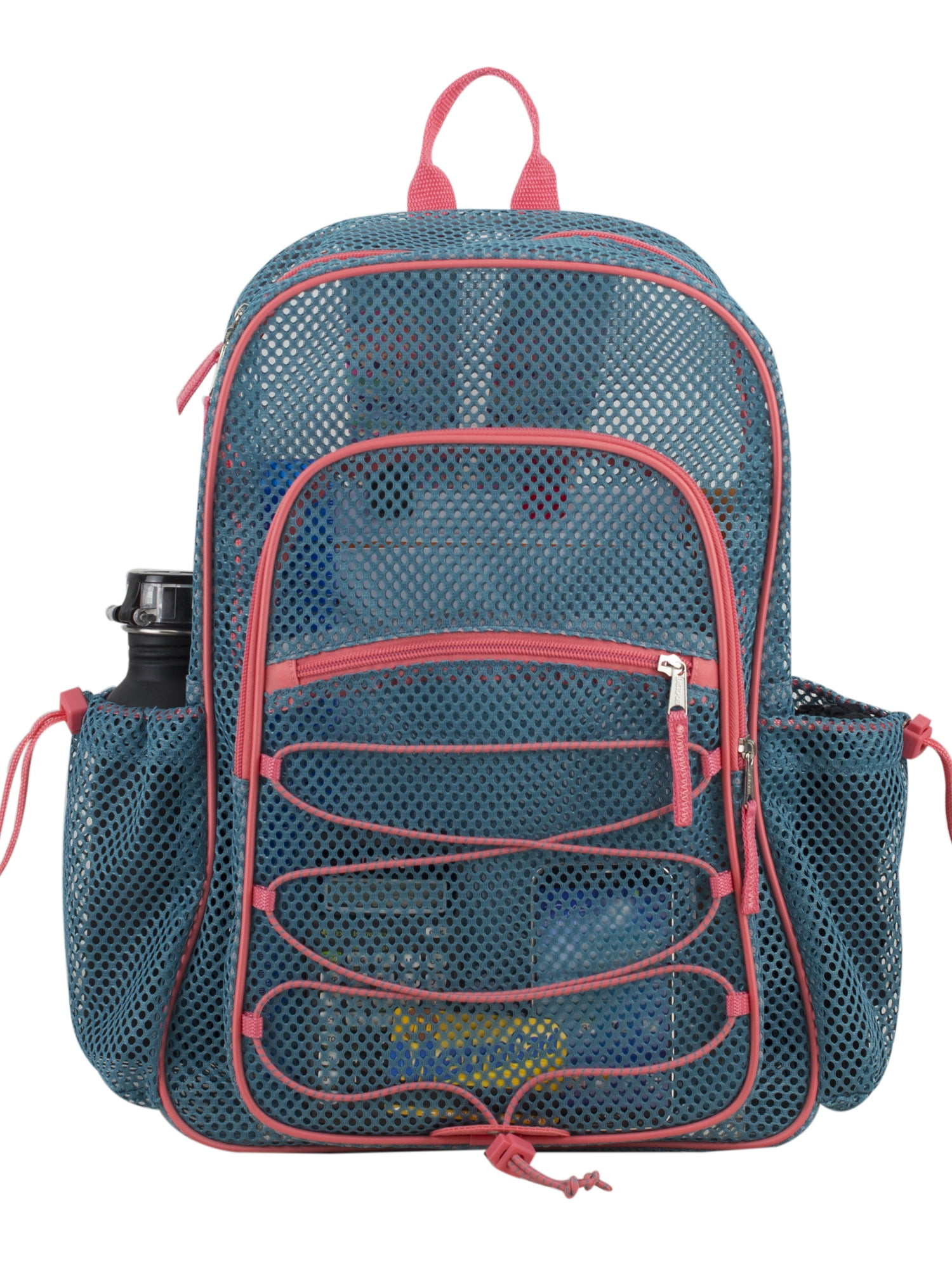 【PORTERNA】Dock Mesh Backpack Deluxe Mesh Backpack with Bungee Cord & Adjustable Padded