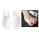 thumbnail image 3 of 1 par de protectores de dedos del pie de goma herramienta de del pie Hallux Corrector Protector de del zapato - Blanco Baoblaze Separador de dedos, 3 of 6