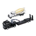 thumbnail image 4 of Trailer Model, Engineering Vehicle Model 33cm / 13in Length 1:50 Scale Pretend Play Movable Arm  For Playground Construction Trailer With Dump Truck,Construction Trailer With, 4 of 8