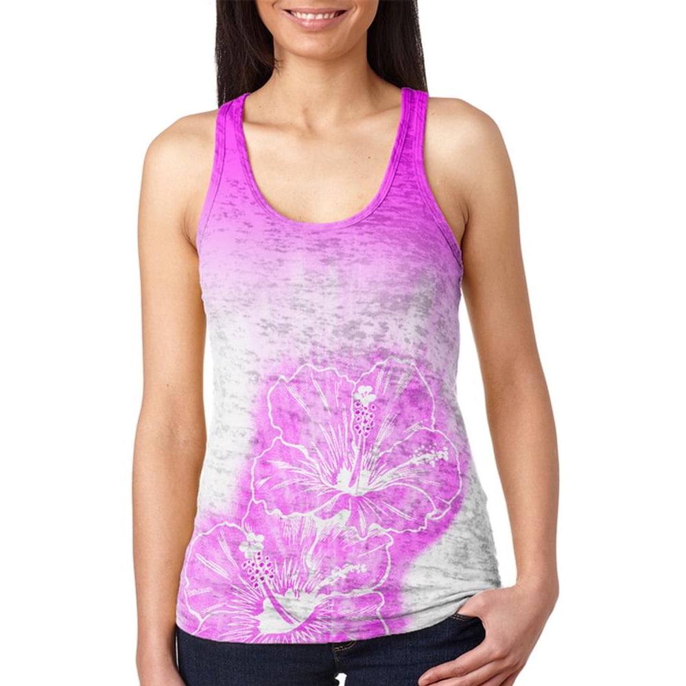 Old Glory Ombre Maui Pink Hibiscus Flowers Juniors