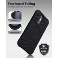 thumbnail image 3 of Compatible con funda para iPhone 16 Pro Max de 6.9" | Doble protección contra caídas MIL-STD | Compatible con MagSafe | Elegante funda de silicona líquida - Azul, 3 of 7