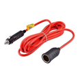 thumbnail image 1 of Car Cigarette Lighter Socket Plug 12ft/3.6m 12V/24V Fused Extension Cord - Ya, 1 of 4