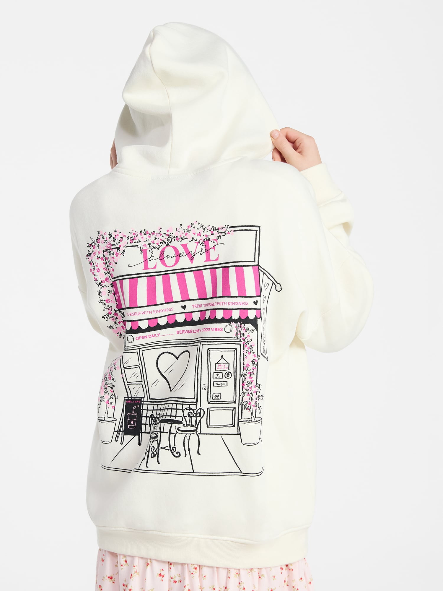 Weekend Academy Girls Graphic Hoodie, Sizes 4-18