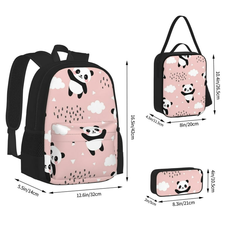 Panda Teenage Backpacks Girls
