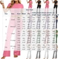 thumbnail image 3 of Womens 2 Piece Lounge Set Short Sleeve Crop Top Wide Leg Flare Pants Matching Pajamas Set Cozy Stretchy Y2k Sleepwear Casual Daily Outfit, Army Green Olive, L, 3 of 8