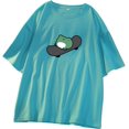 thumbnail image 3 of Summer Women Short Sleeve T-Shirt Cartoon Printing Pattern Kawaii Korean Tops, 3 of 7