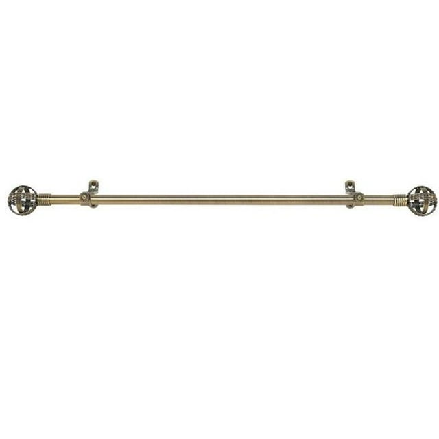 Achim Importing RDMCMAB286 Metallo Decorative Rod And Finial Cosmo, 28 x 48 in.