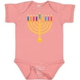 thumbnail image 3 of Inktastic Hanukkah Menorah Candles Boys or Girls Baby Bodysuit, 3 of 5