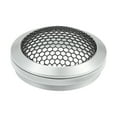 thumbnail image 1 of Unique Bargains 1 Pcs 2" Car Speaker Grills Cover Mesh Audio Subwoofer Protector Silver Tone Black, 1 of 8
